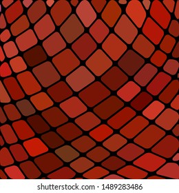 abstract vector stained-glass mosaic background - dark red