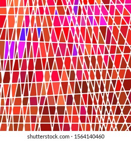 abstract vector stained-glass mosaic background - red and purple