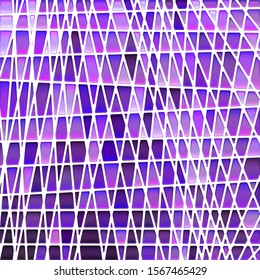 abstract vector stained-glass mosaic background - purple and violet