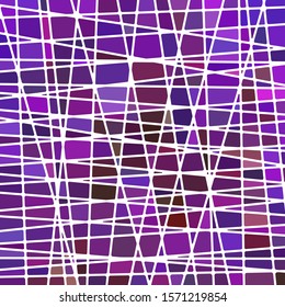 abstract vector stained-glass mosaic background - purple and violet