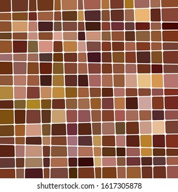 abstract vector stained-glass mosaic background - brown and beige