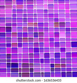 abstract vector stained-glass mosaic background - purple and violet