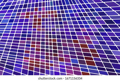 abstract vector stained-glass mosaic background - blue and violet