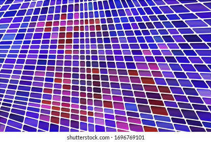 abstract vector stained-glass mosaic background - blue and violet