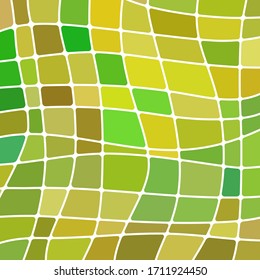 fondo abstracto de mosaico de vidrio teñido - verde y amarillo