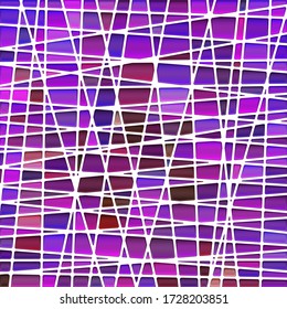 fondo abstracto de mosaico de vidrio teñido vectorial - púrpura y violeta