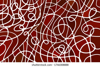 fondo abstracto de mosaico de vidrio teñido vectorial - rojo oscuro