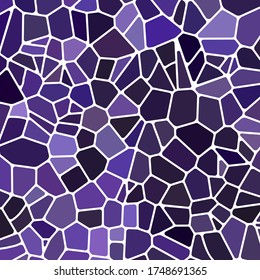 abstract vector stained-glass mosaic background - purple and violet