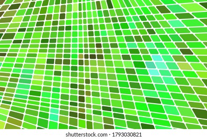 abstract vector stained-glass mosaic background - green and brown
