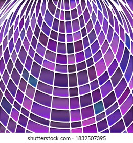 fondo abstracto de mosaico de vidrio teñido vectorial - púrpura y violeta