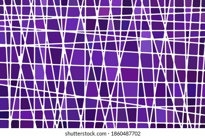 abstract vector stained-glass mosaic background - purple and violet
