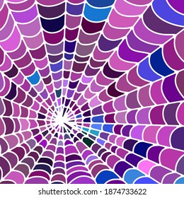 abstract vector stained-glass mosaic background - purple and violet