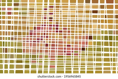 abstract vector stained-glass mosaic background - orange and brown