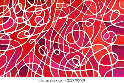 abstract vector stained-glass mosaic background