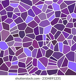 abstract vector stained-glass mosaic background - purple and violet