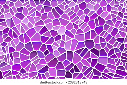 abstrakter, Vektorgrafik-Mosaik-Hintergrund - violett und violett