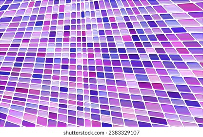 abstract vector stained-glass mosaic background - purple and violet