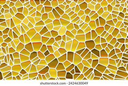 fondo de mosaico de vidrio de colores - amarillo y marrón