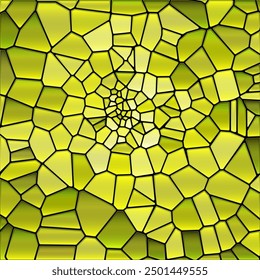 abstract vector stained-glass mosaic background - green