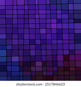 abstract vector stained-glass mosaic background - purple and violet