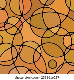 abstract vector stained-glass mosaic background