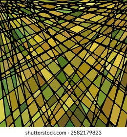 abstract vector stained-glass mosaic background