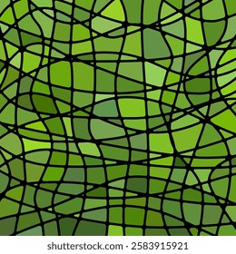 abstract vector stained-glass mosaic background