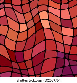 abstract vector stained-glass mosaic background