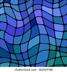 abstract vector stained-glass mosaic background