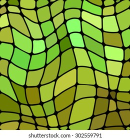 abstract vector stained-glass mosaic background