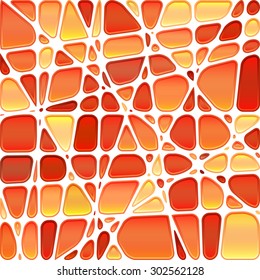 abstract vector stained-glass mosaic background