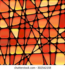 abstract vector stained-glass mosaic background