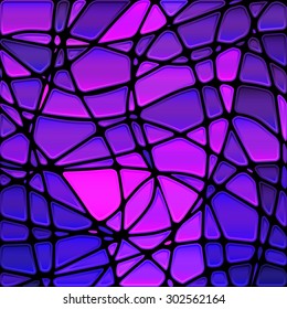 abstract vector stained-glass mosaic background