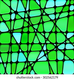 abstract vector stained-glass mosaic background