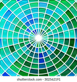 abstract vector stained-glass mosaic background