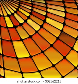 abstract vector stained-glass mosaic background