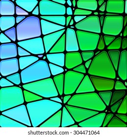 abstract vector stained-glass mosaic background