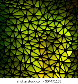 abstract vector stained-glass mosaic background