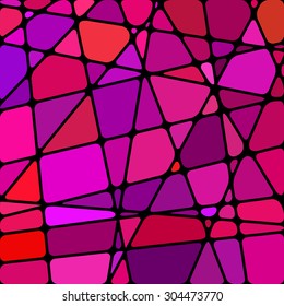 abstract vector stained-glass mosaic background