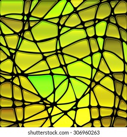 abstract vector stained-glass mosaic background