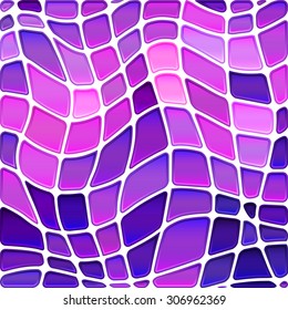 abstract vector stained-glass mosaic background