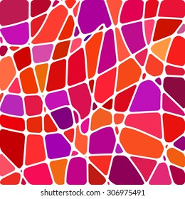 abstract vector stained-glass mosaic background