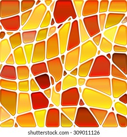 abstract vector stained-glass mosaic background