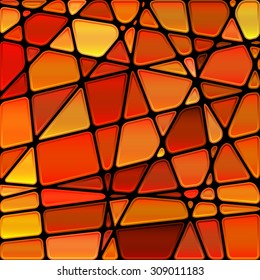 abstract vector stained-glass mosaic background