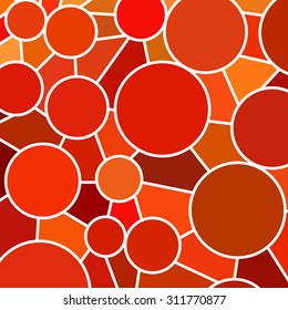abstract vector stained-glass mosaic background