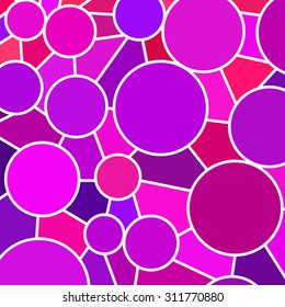 abstract vector stained-glass mosaic background