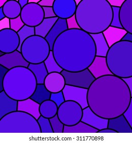 abstract vector stained-glass mosaic background