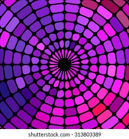 abstract vector stained-glass mosaic background