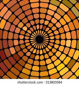 abstract vector stained-glass mosaic background