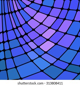 abstract vector stained-glass mosaic background